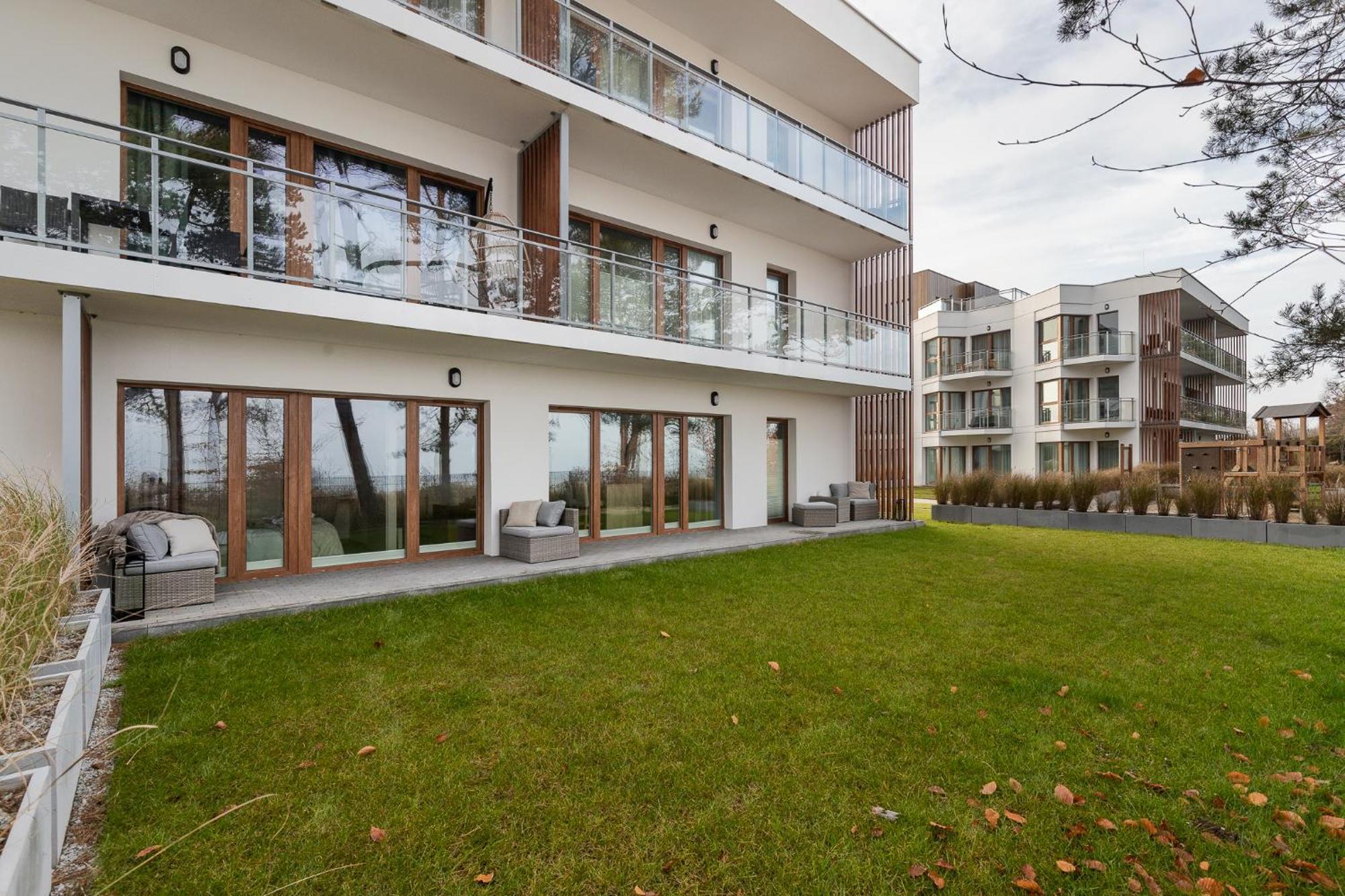 Let'S Sea - 2 Bedroom - Premium Baltic Apartment With Front Sea View Garden And Spa Access Gaski  Ngoại thất bức ảnh